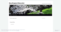 Desktop Screenshot of newenglandnaturalist.wordpress.com