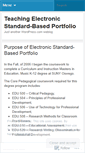 Mobile Screenshot of edu520hollenbeck.wordpress.com