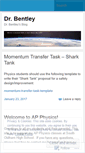 Mobile Screenshot of drbentley.wordpress.com