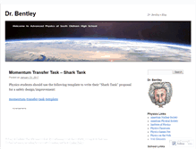 Tablet Screenshot of drbentley.wordpress.com