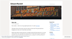 Desktop Screenshot of edwardrandell.wordpress.com