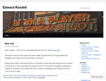 Tablet Screenshot of edwardrandell.wordpress.com