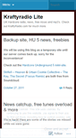 Mobile Screenshot of kraftyradio.wordpress.com