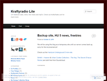 Tablet Screenshot of kraftyradio.wordpress.com
