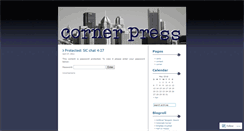 Desktop Screenshot of cornerpress.wordpress.com