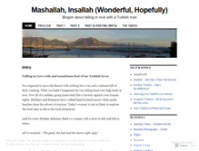 Tablet Screenshot of masallahinsallah.wordpress.com