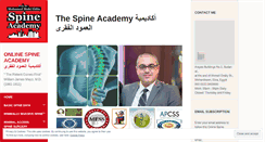 Desktop Screenshot of neurospine.wordpress.com