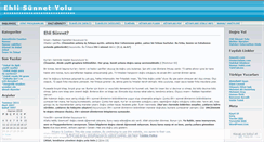 Desktop Screenshot of ehlisunnetyolu.wordpress.com