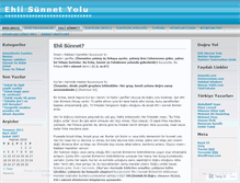 Tablet Screenshot of ehlisunnetyolu.wordpress.com