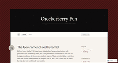 Desktop Screenshot of checkerberry.wordpress.com