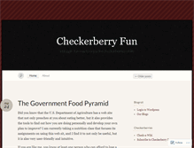 Tablet Screenshot of checkerberry.wordpress.com