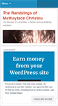 Mobile Screenshot of mathaytacechristou.wordpress.com