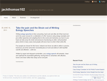 Tablet Screenshot of jackthomas102.wordpress.com