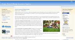 Desktop Screenshot of evansewanbradyinsurance.wordpress.com