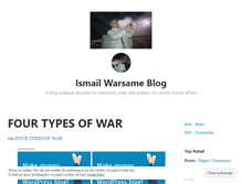 Tablet Screenshot of ismailwarsame.wordpress.com