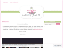 Tablet Screenshot of janinacakes.wordpress.com