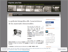 Tablet Screenshot of hazmeunafoto.wordpress.com