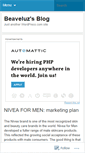 Mobile Screenshot of beaveluz.wordpress.com