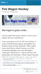 Mobile Screenshot of firewagonhockey.wordpress.com