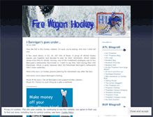 Tablet Screenshot of firewagonhockey.wordpress.com