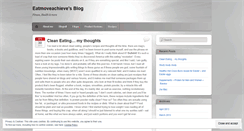 Desktop Screenshot of eatmoveachieve.wordpress.com