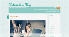 Desktop Screenshot of katvandu.wordpress.com