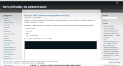 Desktop Screenshot of kevinderudder.wordpress.com