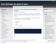 Tablet Screenshot of kevinderudder.wordpress.com