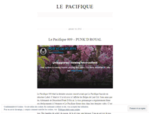 Tablet Screenshot of lepacifique.wordpress.com