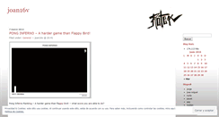 Desktop Screenshot of joan16v.wordpress.com