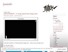 Tablet Screenshot of joan16v.wordpress.com