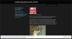 Desktop Screenshot of linoleumfloordesigns.wordpress.com