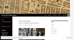 Desktop Screenshot of nycemetery.wordpress.com