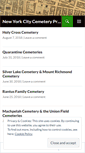 Mobile Screenshot of nycemetery.wordpress.com
