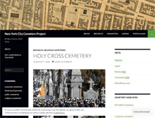 Tablet Screenshot of nycemetery.wordpress.com