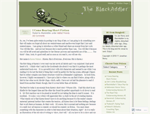 Tablet Screenshot of blackaddler.wordpress.com