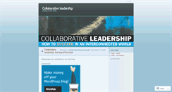 Desktop Screenshot of collaborativeleadershipuk.wordpress.com