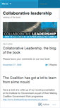 Mobile Screenshot of collaborativeleadershipuk.wordpress.com
