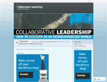 Tablet Screenshot of collaborativeleadershipuk.wordpress.com