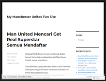 Tablet Screenshot of mymanchesterunitedfansite.wordpress.com