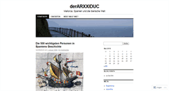 Desktop Screenshot of derarxxiduc.wordpress.com