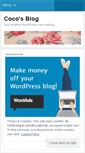 Mobile Screenshot of iwouldcoco.wordpress.com
