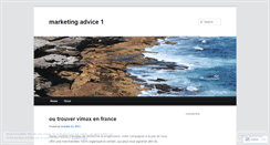 Desktop Screenshot of marketingadvice1.wordpress.com