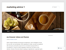 Tablet Screenshot of marketingadvice1.wordpress.com