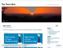 Tablet Screenshot of imthethornbird.wordpress.com