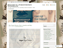 Tablet Screenshot of mysecretwonderland13.wordpress.com