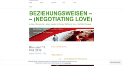 Desktop Screenshot of negotiatinglove.wordpress.com