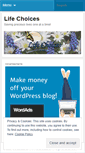 Mobile Screenshot of lifechoicesonline.wordpress.com