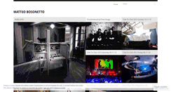 Desktop Screenshot of matteobosonetto.wordpress.com