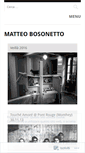 Mobile Screenshot of matteobosonetto.wordpress.com